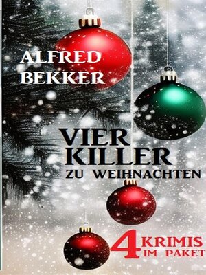 cover image of Vier Killer zu Weihnachten
